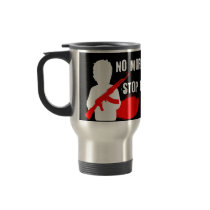 No More Child Soldiers Travel/Commuter Mug by inamar No More Child Soldiers Travel/Commuter Mug