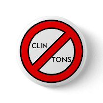 NO MORE CLINTONS buttons