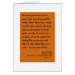 no more generations of our youth cards