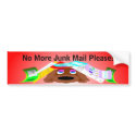 No More Junk Mail Please! bumper stickers by Eddy_G No More Junk Mail Please! bumper stickers