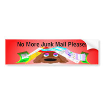 No More Junk Mail Please! bumper stickers by Eddy_G No More Junk Mail Please! bumper stickers