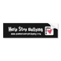 No More Meanies Anti-Bullying Bumper Sticker