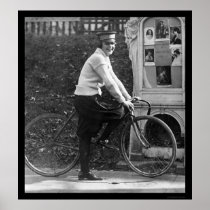 No More Messenger Boys 1922 Print