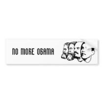 NO MORE OBAMA bumper sticker