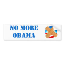 NO MORE OBAMA bumper sticker
