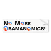 No More Obamanomics bumper stickers by riverhawk1622 No More Obamanomics bumper stickers