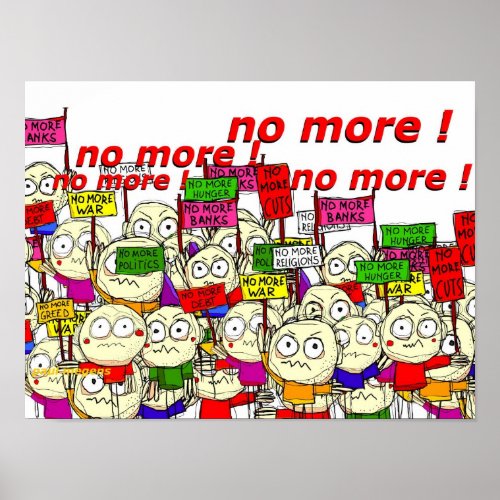 'no more !' print
