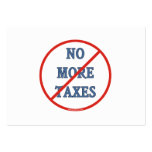 No More Taxes Business Card