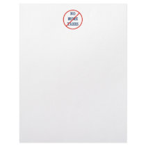 No More Taxes Letterhead Template