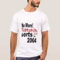 No More! Terrorism t-shirts