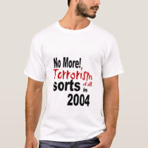 No More! Terrorism t-shirts