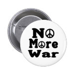 No More War! Pinback Buttons