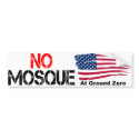 No Mosque at Ground Zero bumpersticker
