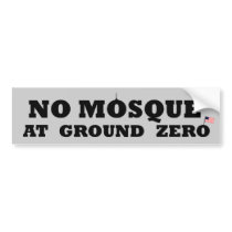 No mosque at ground zero bumper stickers