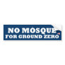 No mosque for ground zero bumper stickers