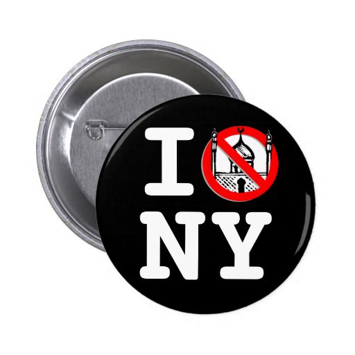 No Mosque NY Buttons