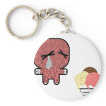 no mouth! keychain