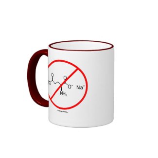No MSG (No Monosodium Glutamate) mug