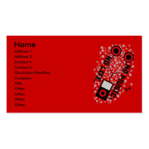 NO MUSIC, NO LIFE. BUSINESS CARDS