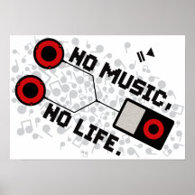 NO MUSIC, NO LIFE. POSTERS