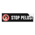 No Nancy Pelosi Black Bumper Sticker bumper stickers by AmericanElephant No Nancy Pelosi Black Bumper Sticker bumper stickers