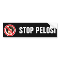 No Nancy Pelosi Black Bumper Sticker bumper stickers by AmericanElephant No Nancy Pelosi Black Bumper Sticker bumper stickers