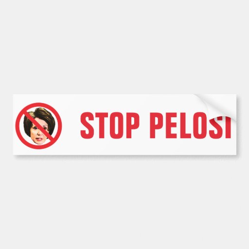 No Nancy Pelosi Bumper Sticker