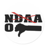 No NDAA (With Red X) Stickers