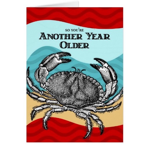 No Need To Be Crabby Card