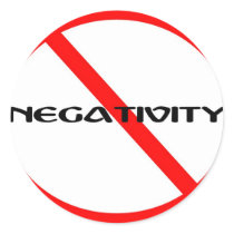 No Negativity stickers