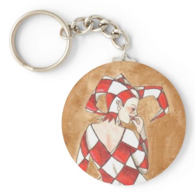 No No Jester fantasy keychain by darklingemily