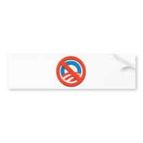 NO "O" / No Obama bumper stickers
