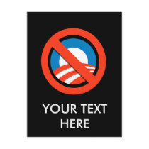 NO O NO postcards by antiobama NO O NO postcards