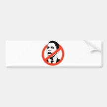 No Obama / Anti-Obama T-shirts Bumper Stickers
