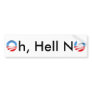 No Obama bumper sticker