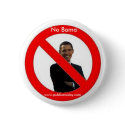 No Obama Button by publiustoday No Obama Button
