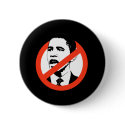 NO OBAMA buttons by Politicaltshirts NO OBAMA buttons