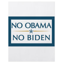 NO OBAMA NO BIDEN flyers