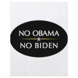 NO OBAMA NO BIDEN flyers