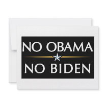 NO OBAMA NO BIDEN invitations