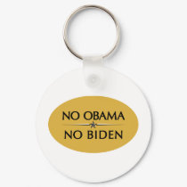 NO OBAMA NO BIDEN keychains