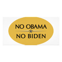NO OBAMA NO BIDEN photo cards