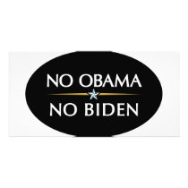 NO OBAMA NO BIDEN photo cards