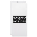 NO OBAMA NO BIDEN CUSTOM RACK CARDS