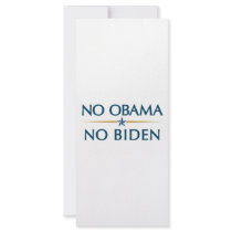 NO OBAMA NO BIDEN RACK CARD TEMPLATE