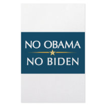 NO OBAMA NO BIDEN CUSTOMIZED STATIONERY