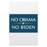 NO OBAMA NO BIDEN CUSTOMIZED STATIONERY