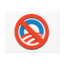 NO OBAMA / NO O POSTCARD