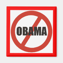 NO OBAMA REFRIGERATOR MAGNETS