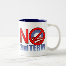 NO Obama Second Term Coffee Mug
